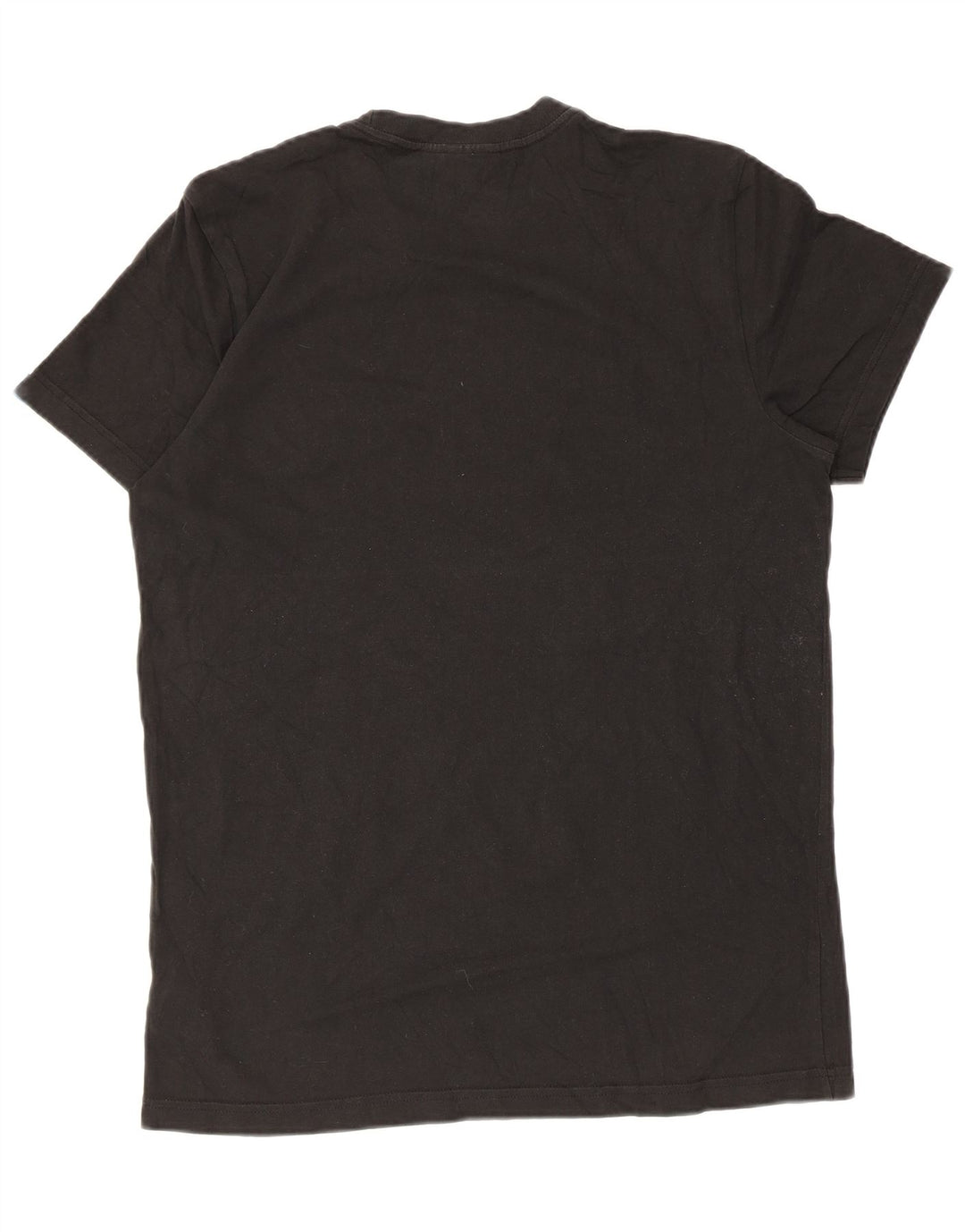 T-shirt grafica Adidas da uomo con tre strisce, grande, in cotone nero