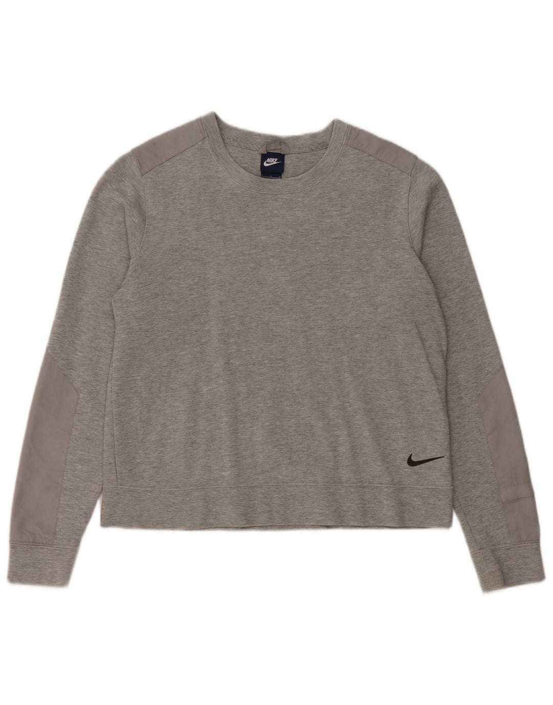 Felpa da donna Nike Jumper UK 16 grande cotone grigio