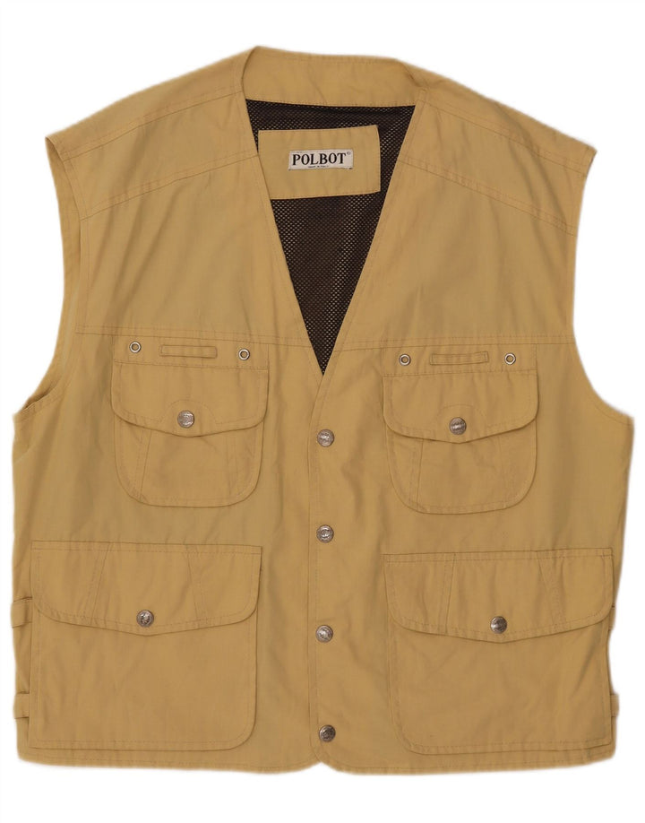 Gilet pratico da uomo Polbot UK 42 XL Beige