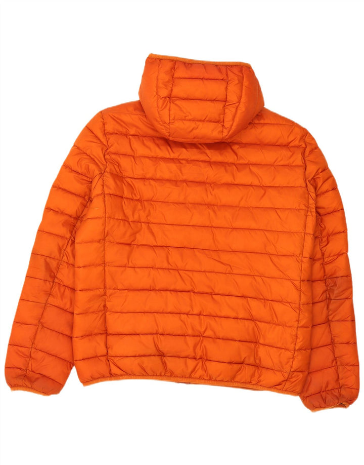 Giacca imbottita con cappuccio da uomo North Sails UK 40 Large Arancione Poliestere