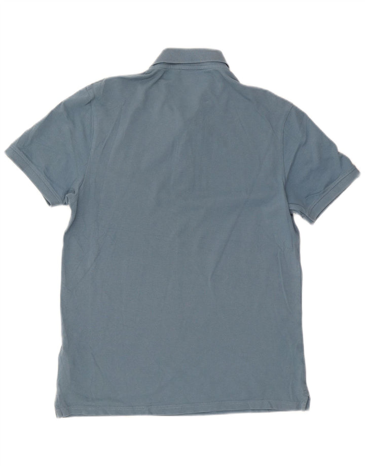 Polo da uomo Lyle & Scott in cotone blu medio