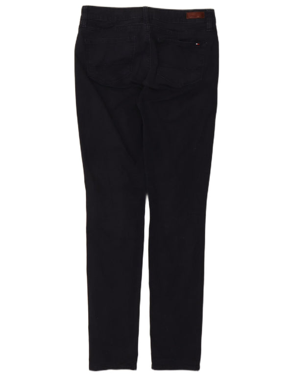 Pantaloni casual skinny da donna Tommy Hilfiger US 8 Medium W30 L31 Blu Navy