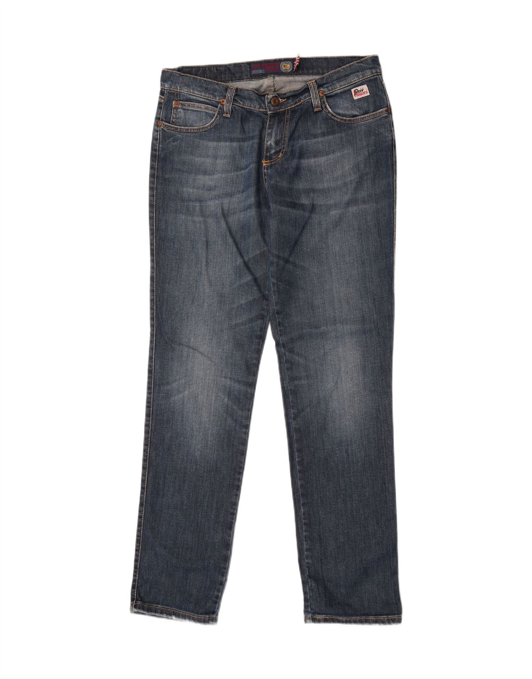 Jeans slim da donna Roy Rogers W34 L32 cotone blu