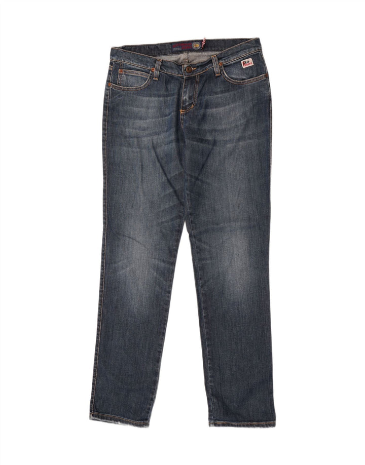 Jeans slim da donna Roy Rogers W34 L32 cotone blu