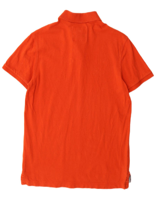 ABERCROMBIE & FITCH Mens Classic Classic Fit Polo Shirt Large Orange