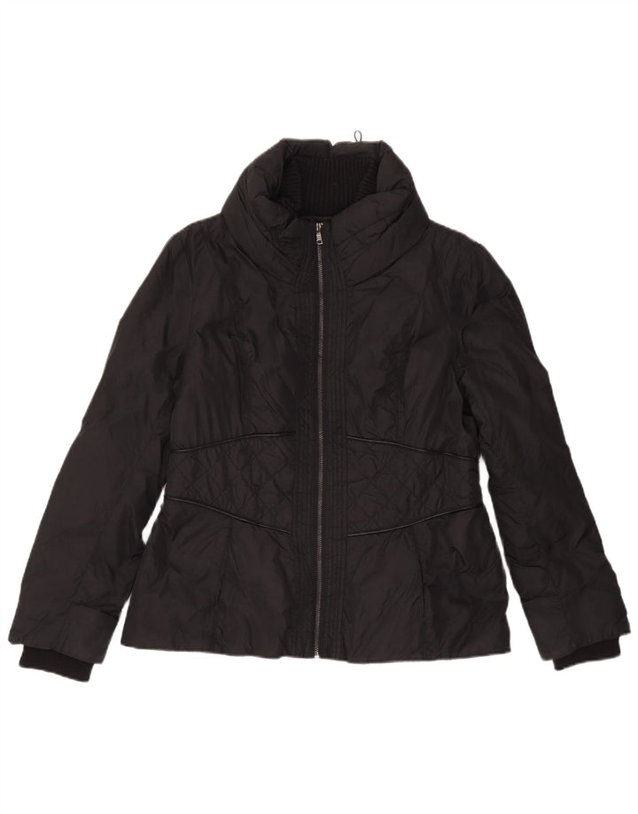 Giacca trapuntata da donna Zara UK 18 XL poliestere nero
