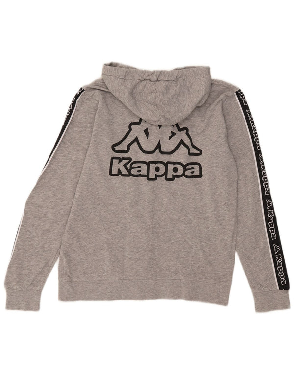 Felpa con cappuccio e zip Kappa da donna Tezenis UK 14 Colorblock grigio medio