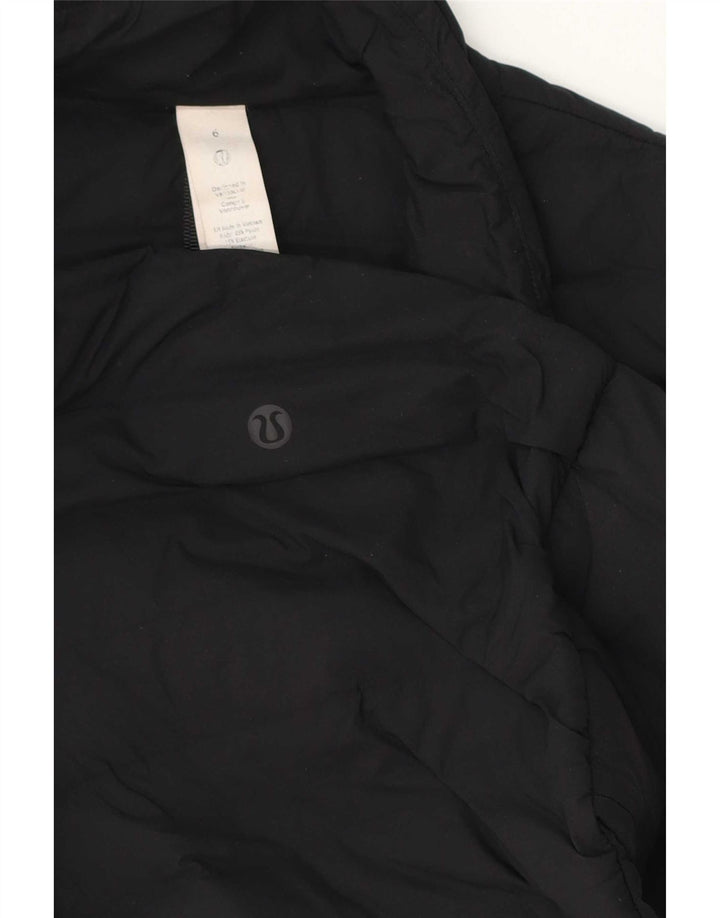 Gilet imbottito da donna Lululemon US 6 medio poliestere nero