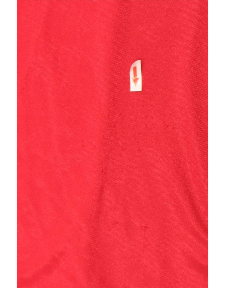 T-shirt grafica da uomo Adidas Top XL poliestere color block rosso