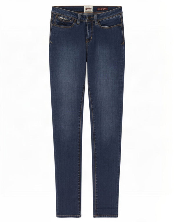 Jeans skinny da donna Superdry W25 L32 cotone blu