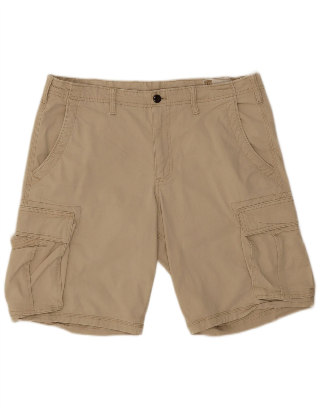 Gap Pantaloncini cargo kaki da uomo W36 grandi in cotone beige