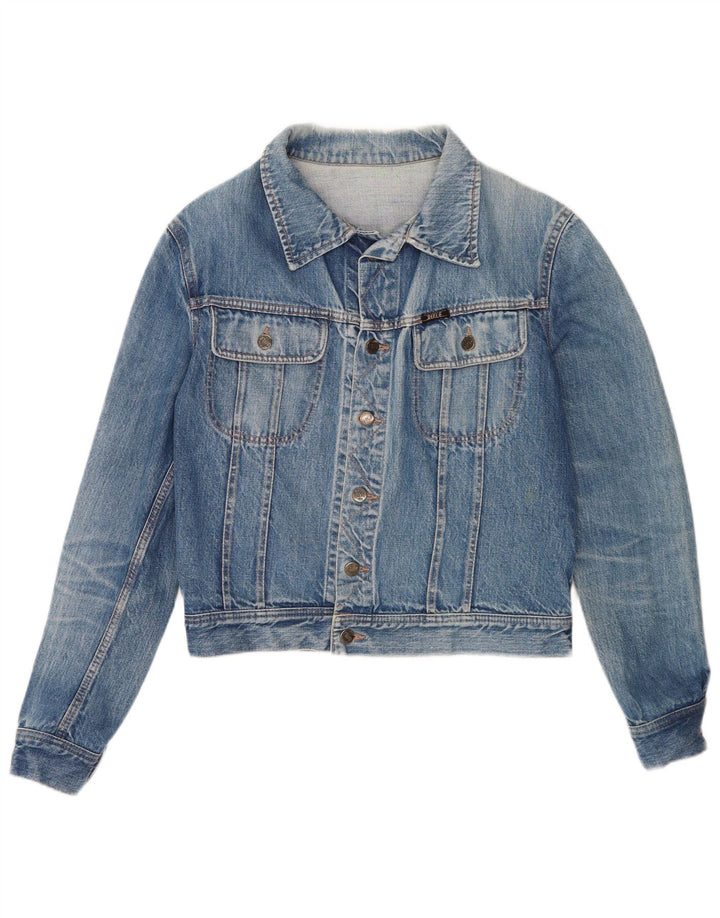 Giacca Jeans Uomo Rifle IT 48 Blu Medio Cotone