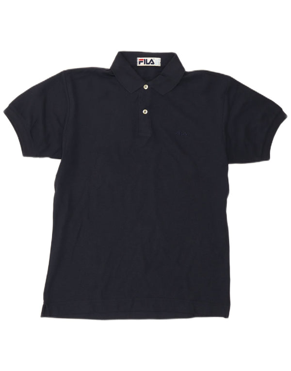Polo Fila da bambino 12-13 anni in cotone blu navy classico
