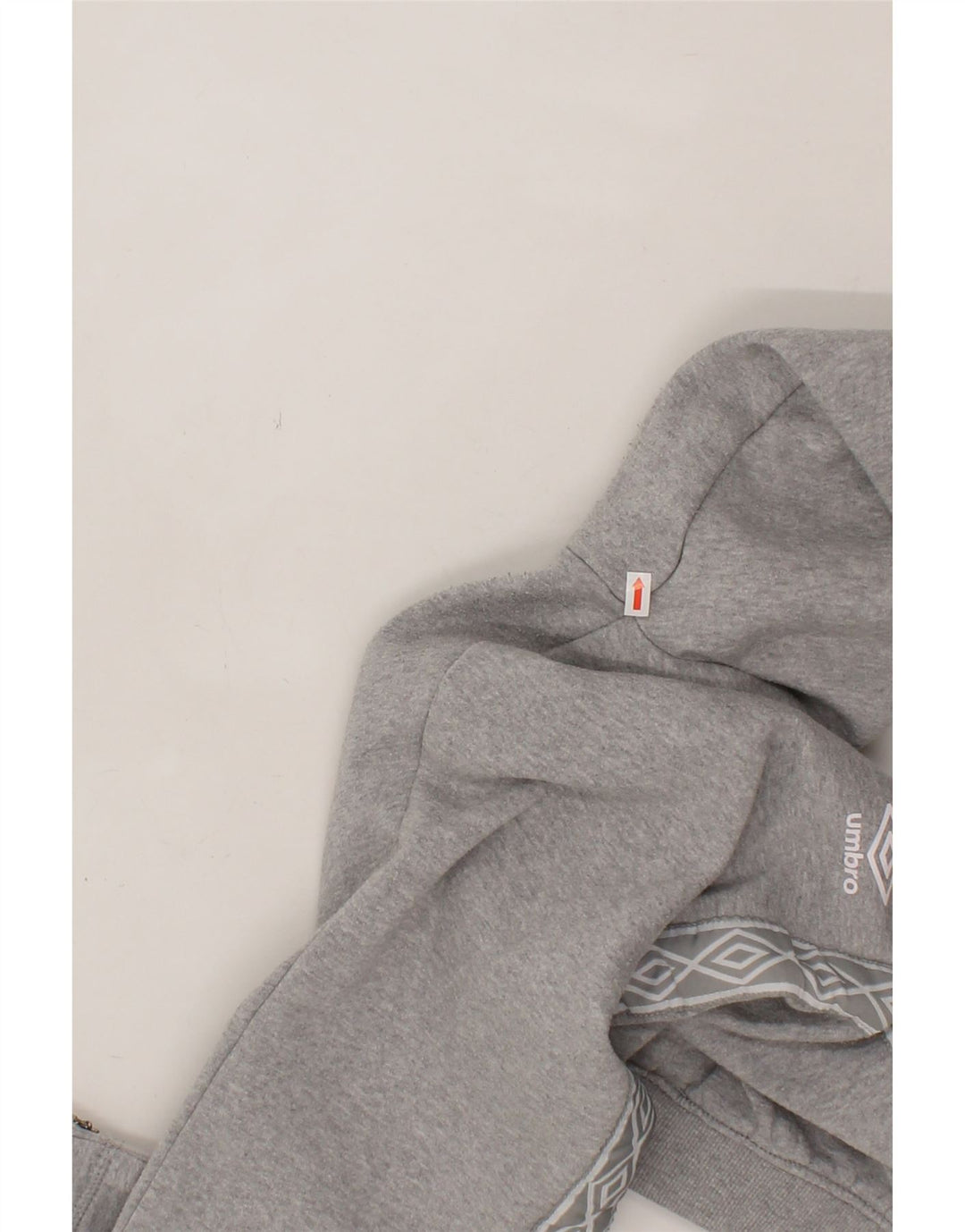 UMBRO Womens Graphic Tracksuit Trousers UK 10 Small  Grey Cotton Vintage Umbro and Second-Hand Umbro from Messina Hembry 