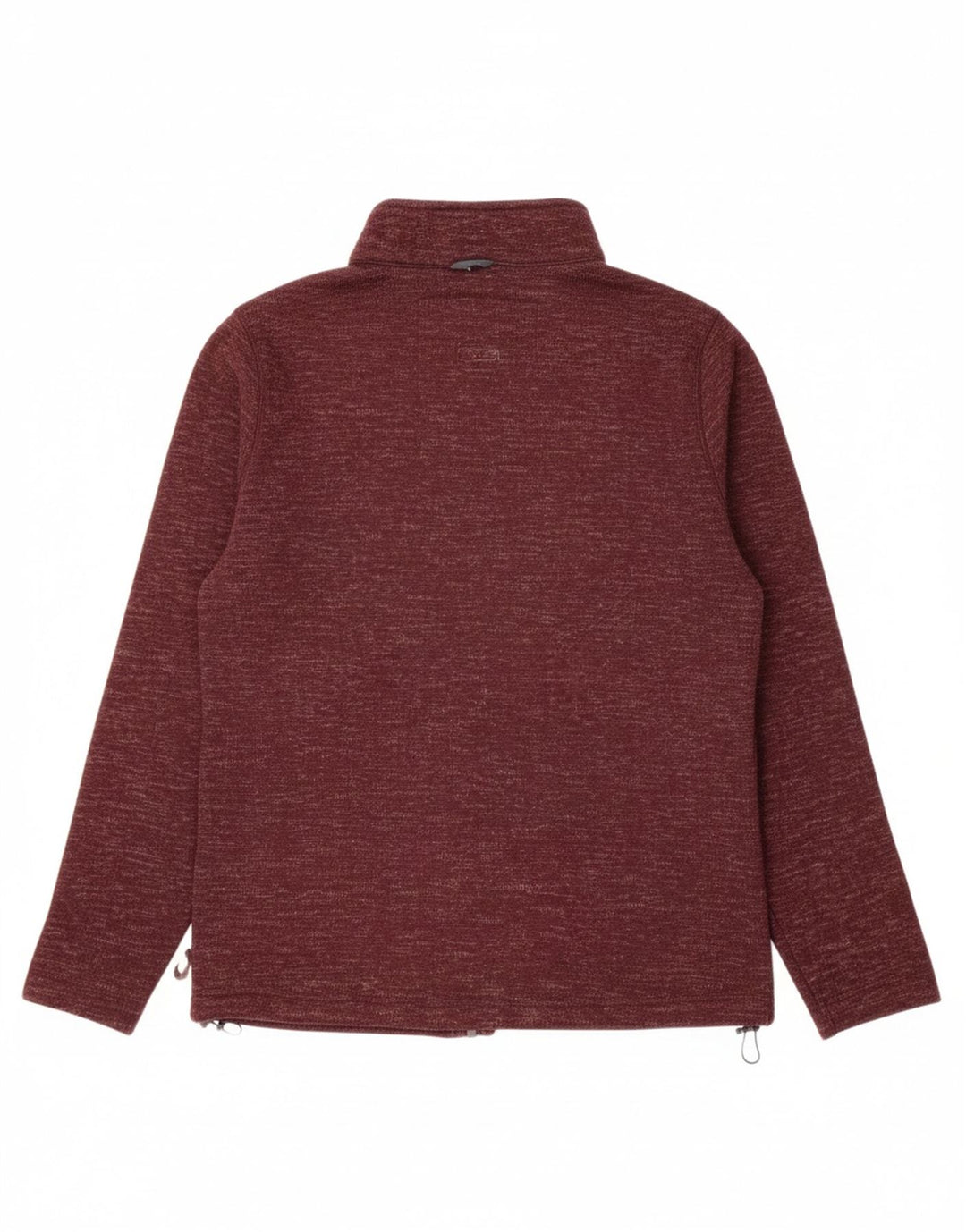 TOG 24 Womens Oversized Tracksuit Top Jacket UK 10 Small Burgundy Flecked