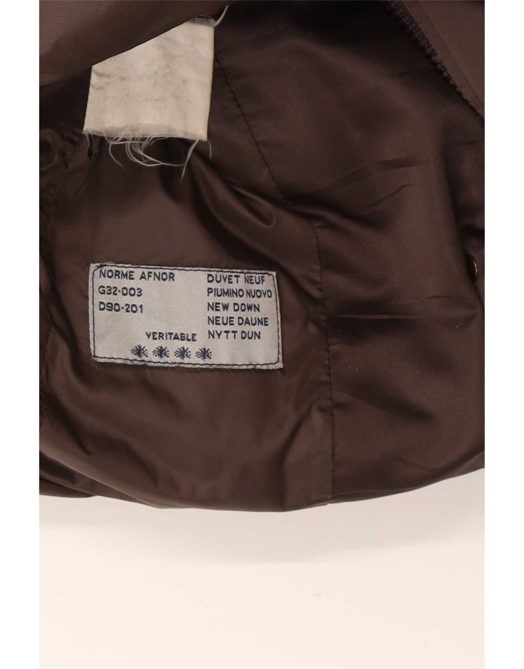 Cappotto imbottito da donna Moncler taglia 3 grande marrone