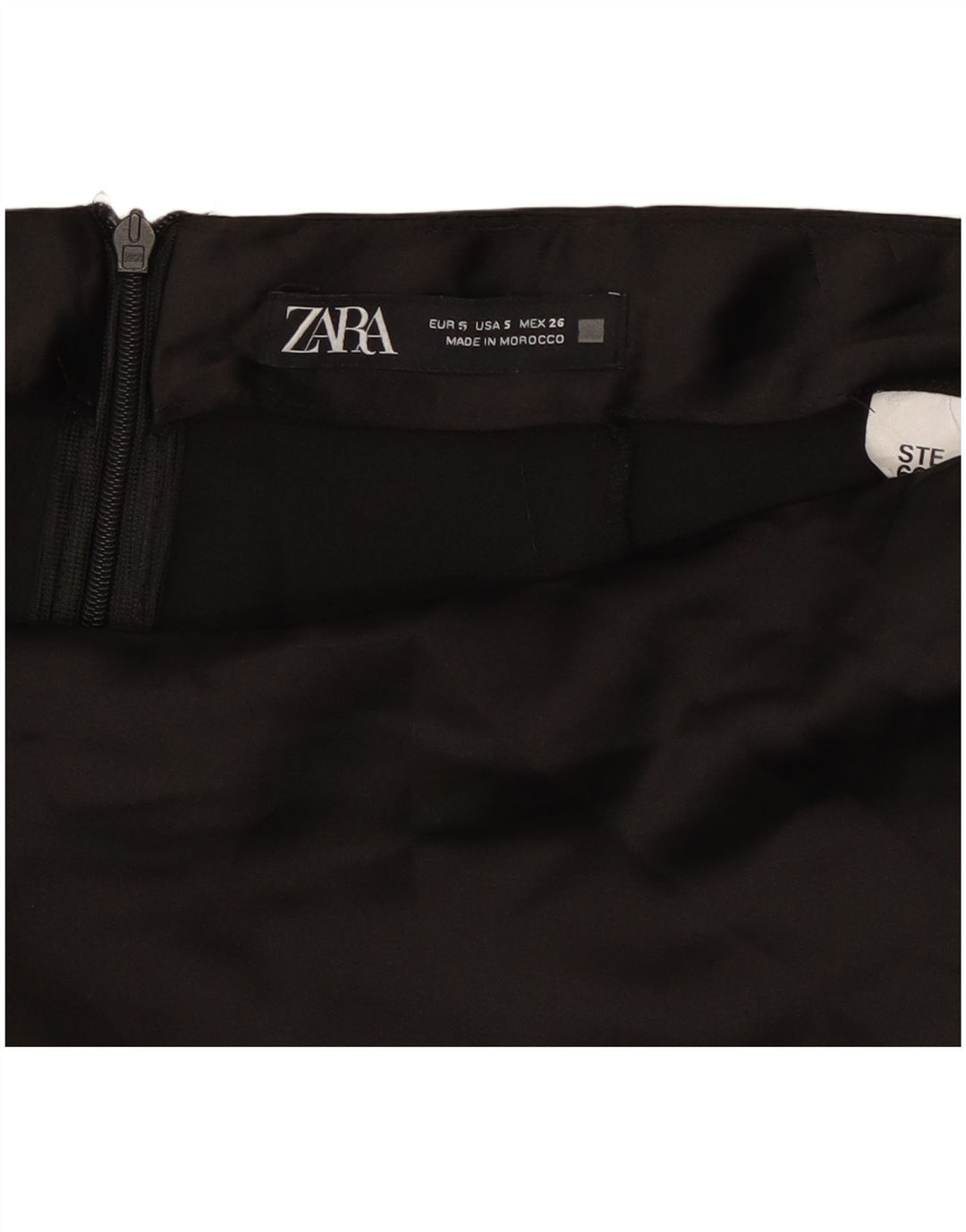 Gonna midi Zara da donna piccola W26 nera