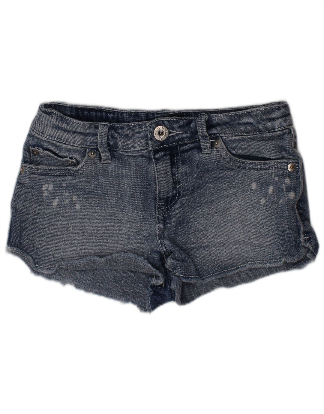 Pantaloncini di jeans per ragazze LEVI'S 7-8 anni W24 Blu Ramie