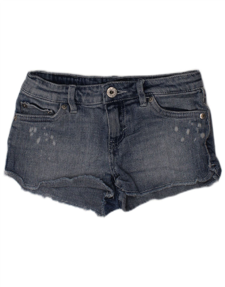 Pantaloncini di jeans per ragazze LEVI'S 7-8 anni W24 Blu Ramie