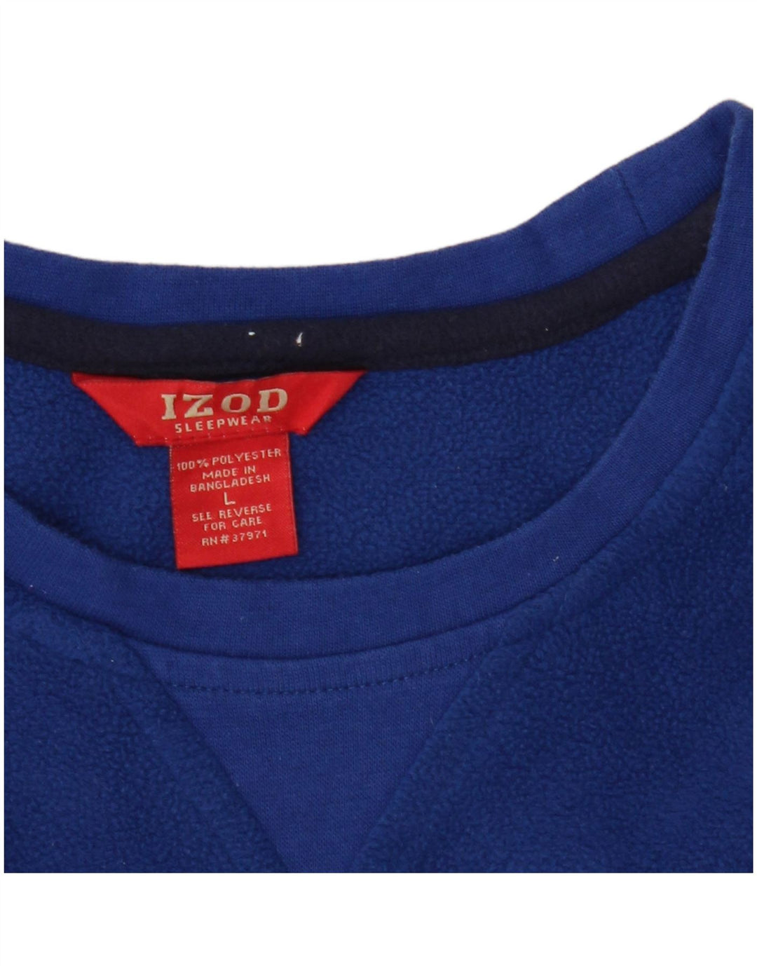 Maglione in pile da uomo Izod grande poliestere blu
