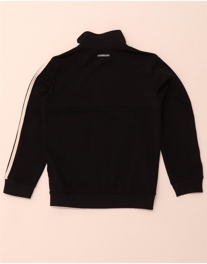 Giacca da tuta ADIDAS Aeroready per ragazzi 7-8 anni in poliestere nero