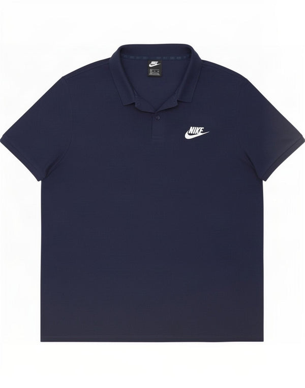 Polo Nike da uomo 2XL in cotone blu navy