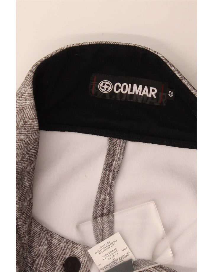 Pantaloni casual con staffa da donna Colmar IT 42 Medium W30 L30 Grigio a spina di pesce
