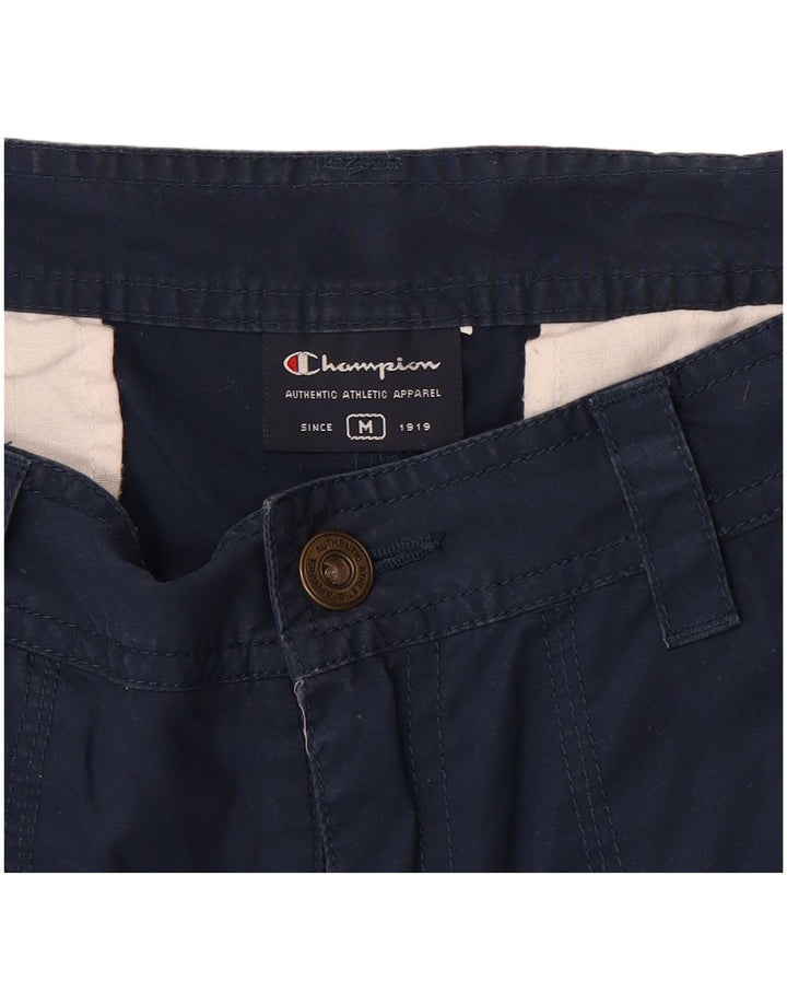 Pantaloncini chino a vita bassa da donna Champion medi W30 blu navy
