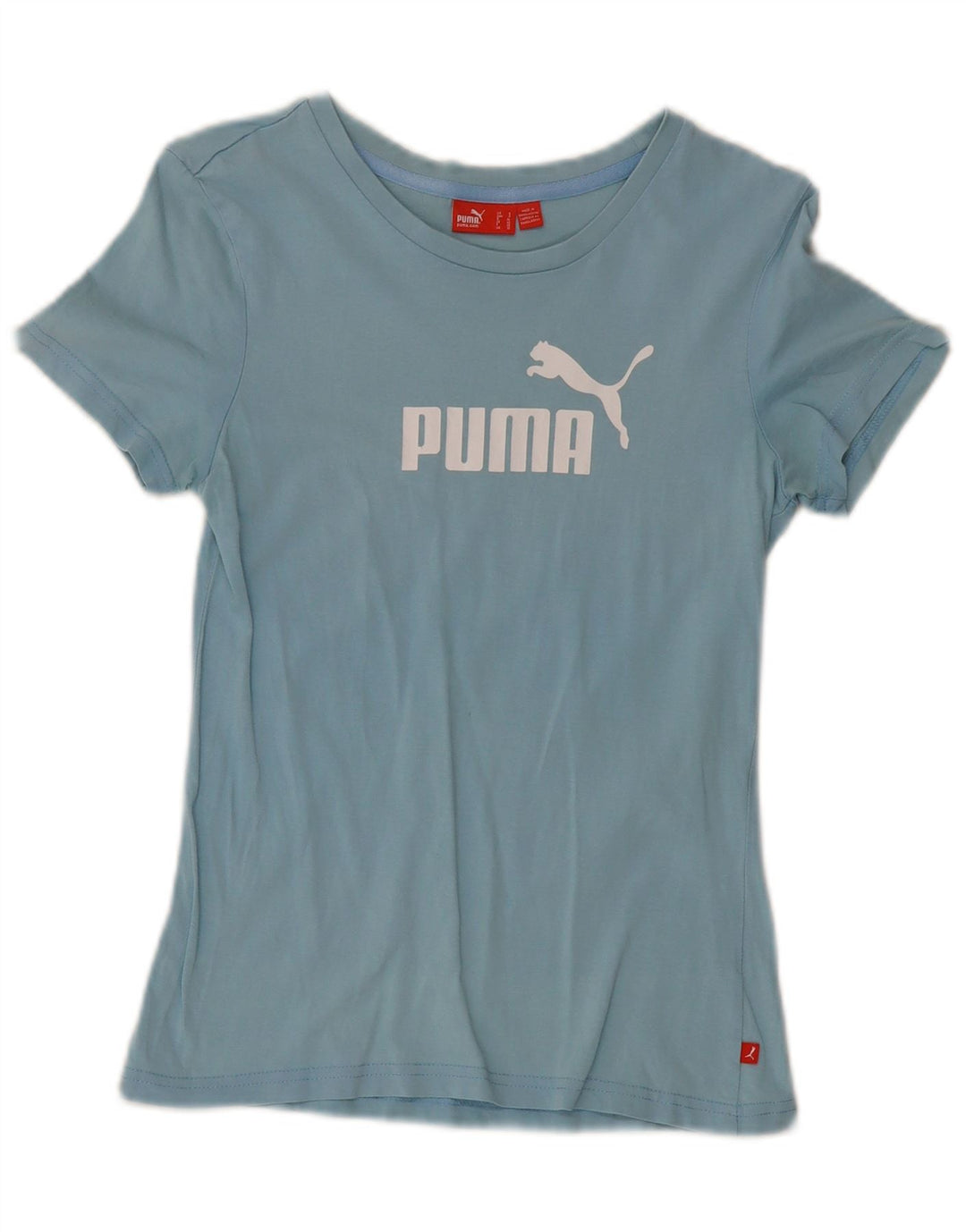 T-shirt grafica da donna Puma UK 10 piccola blu
