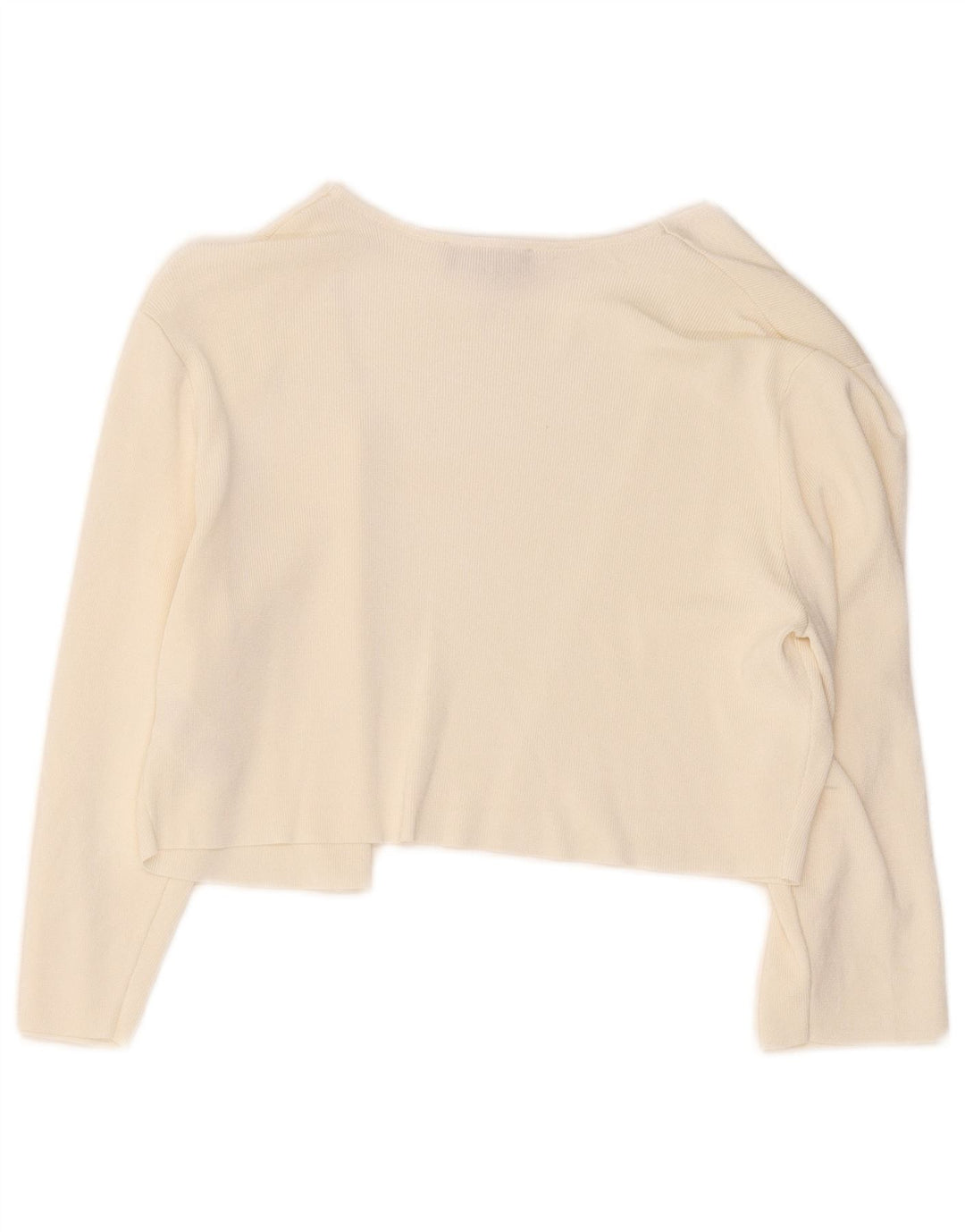 Maglione Bolero aperto da donna con maniche a 3/4 Phase Eight UK 14 medio bianco sporco
