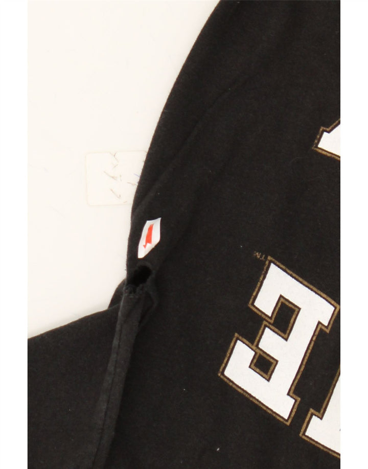 CHAMPION Mens Purdue University Graphic T-Shirt Top Small Black Cotton Vintage Champion and Second-Hand Champion from Messina Hembry 