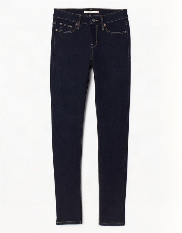 Jeans skinny dimagranti da donna Levi's W25 L32 cotone blu navy
