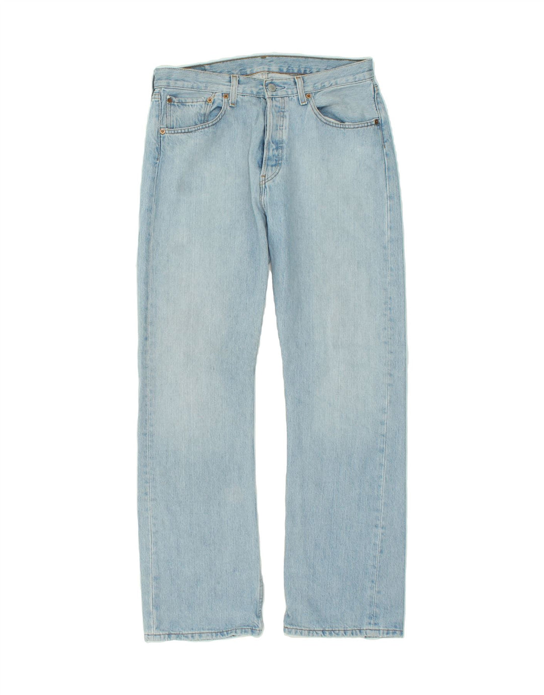 LEVI'S Jeans dritti da uomo 501 W32 L32 cotone blu