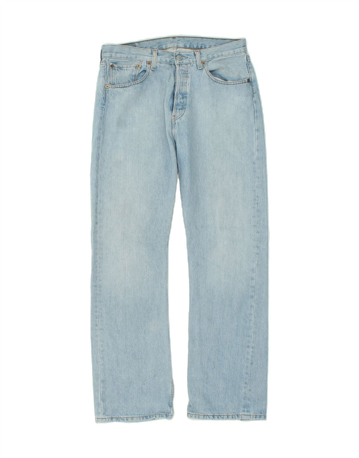 LEVI'S Jeans dritti da uomo 501 W32 L32 cotone blu
