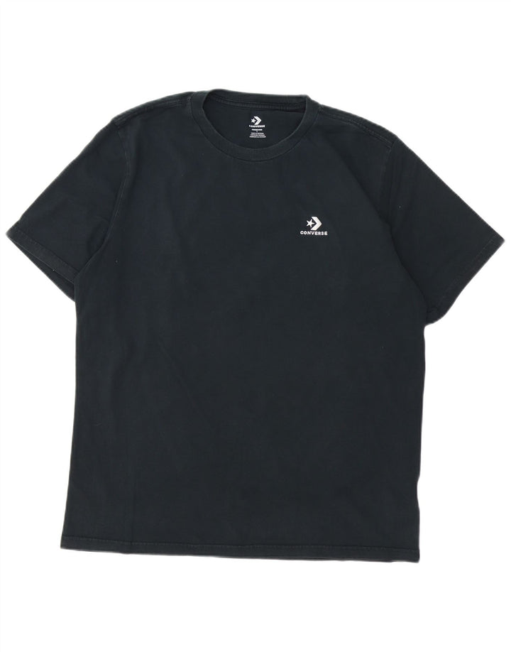 T-shirt da uomo Converse Top grande nera