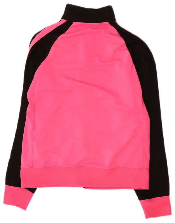 Giacca superiore della tuta da ragazza Nike 13-14 anni XL Poliestere color block rosa