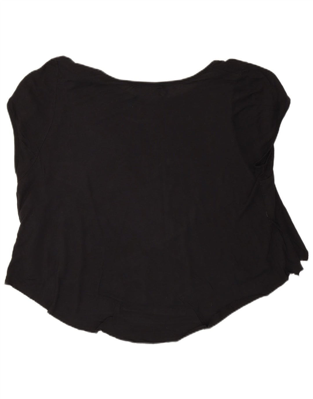 T-shirt grafica da donna Diesel Top UK 16 grande in viscosa nera