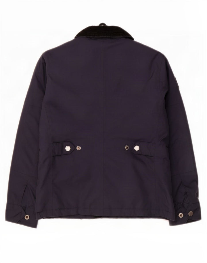 Barbour Giacca da gara per ragazzi 6-7 anni Piccola in poliestere blu navy