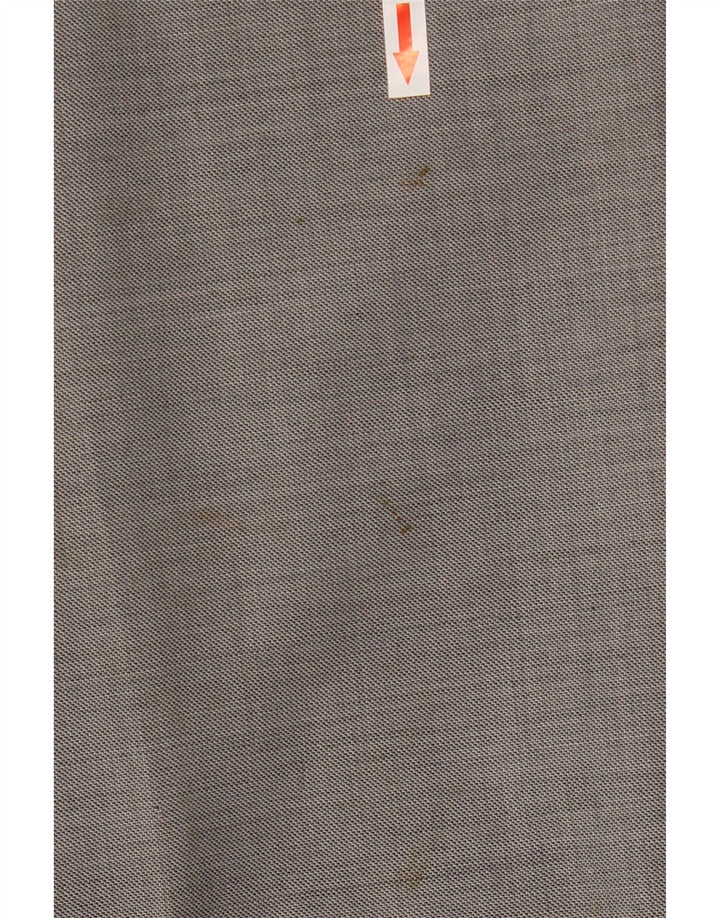 Pantaloni da abito affusolati da uomo Marks & Spencer W44 L31 lana grigia