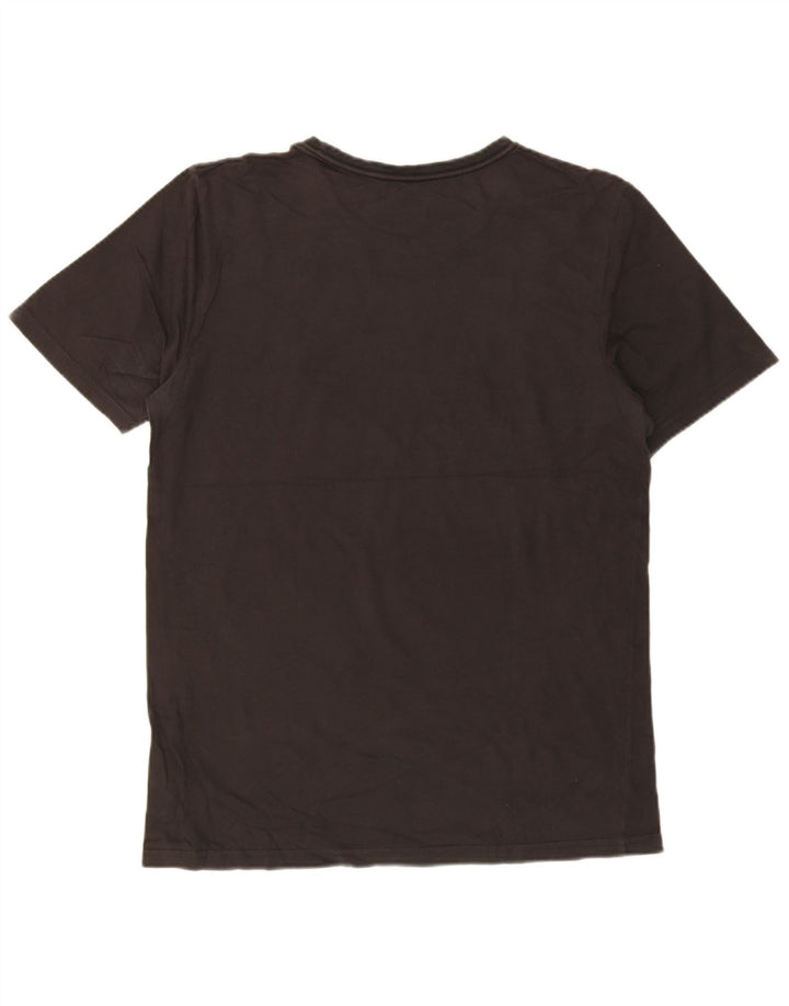 T-shirt grafica da uomo Puma Top in cotone nero medio