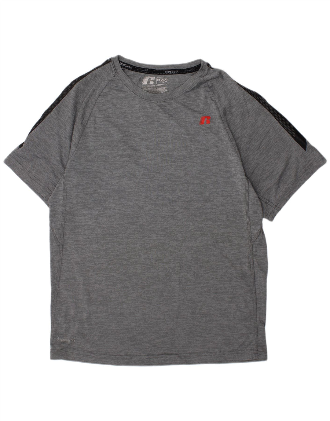Maglietta da ragazzo Dri-Power RUSSELL ATHLETIC 14-15 anni XL Grigia