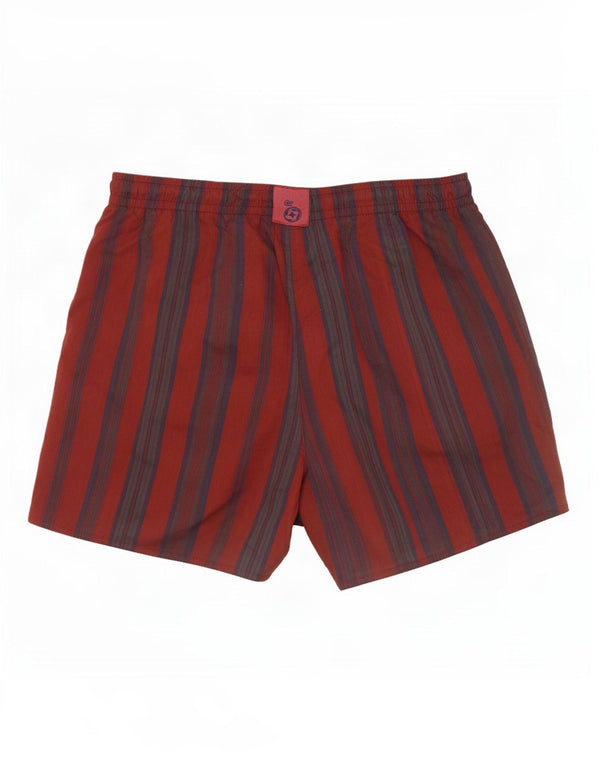Pantaloncini da bagno uomo Colmar IT 52 Large in poliammide a righe rosse