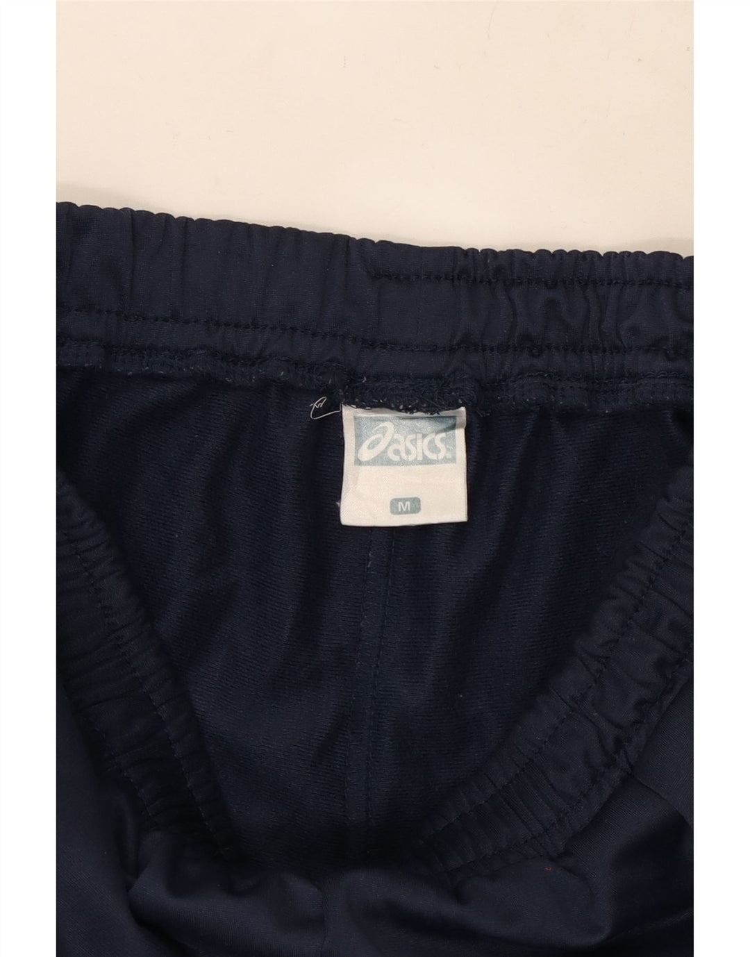 Pantaloni da tuta con grafica ASICS da uomo, poliestere medio blu navy