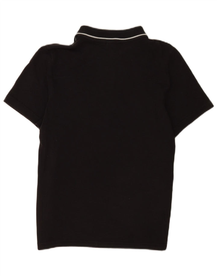 Polo Umbro da uomo in cotone nero medio