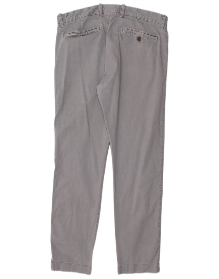 Pantaloni chino slim da uomo J. CREW W32 L28 cotone grigio