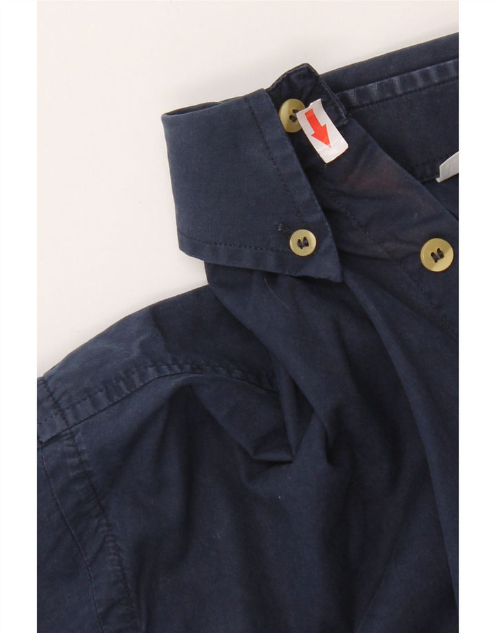 Camicia da uomo Think Pink XL in cotone blu navy