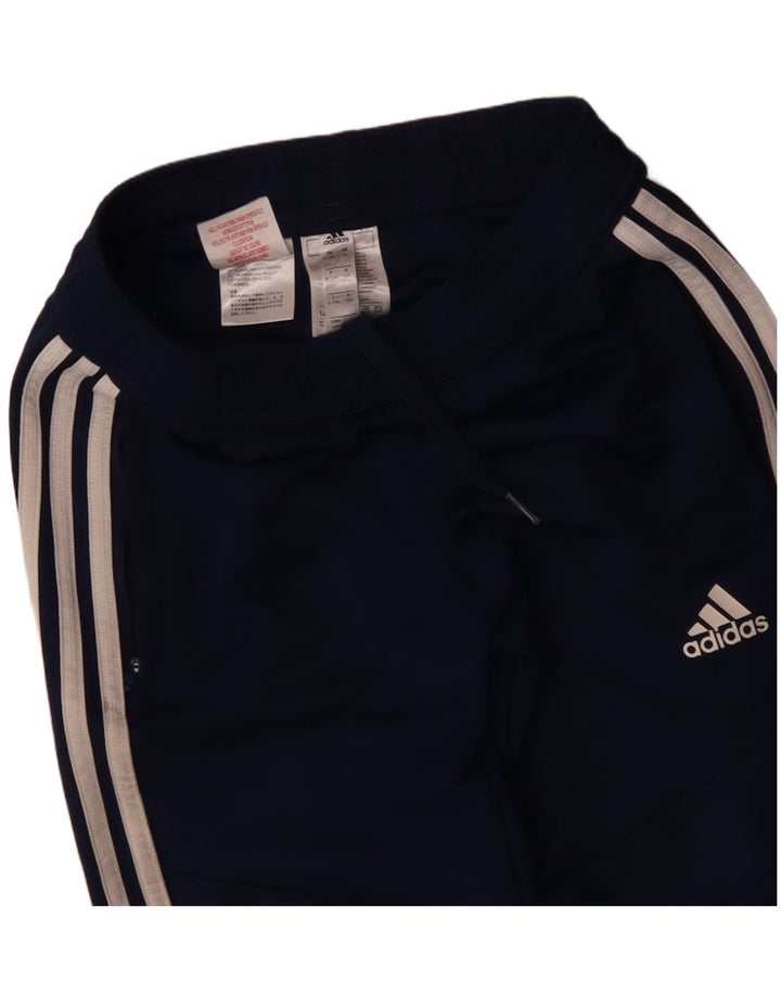 Pantaloni da tuta ADIDAS Aeroready da bambino 9-10 anni in poliestere blu navy