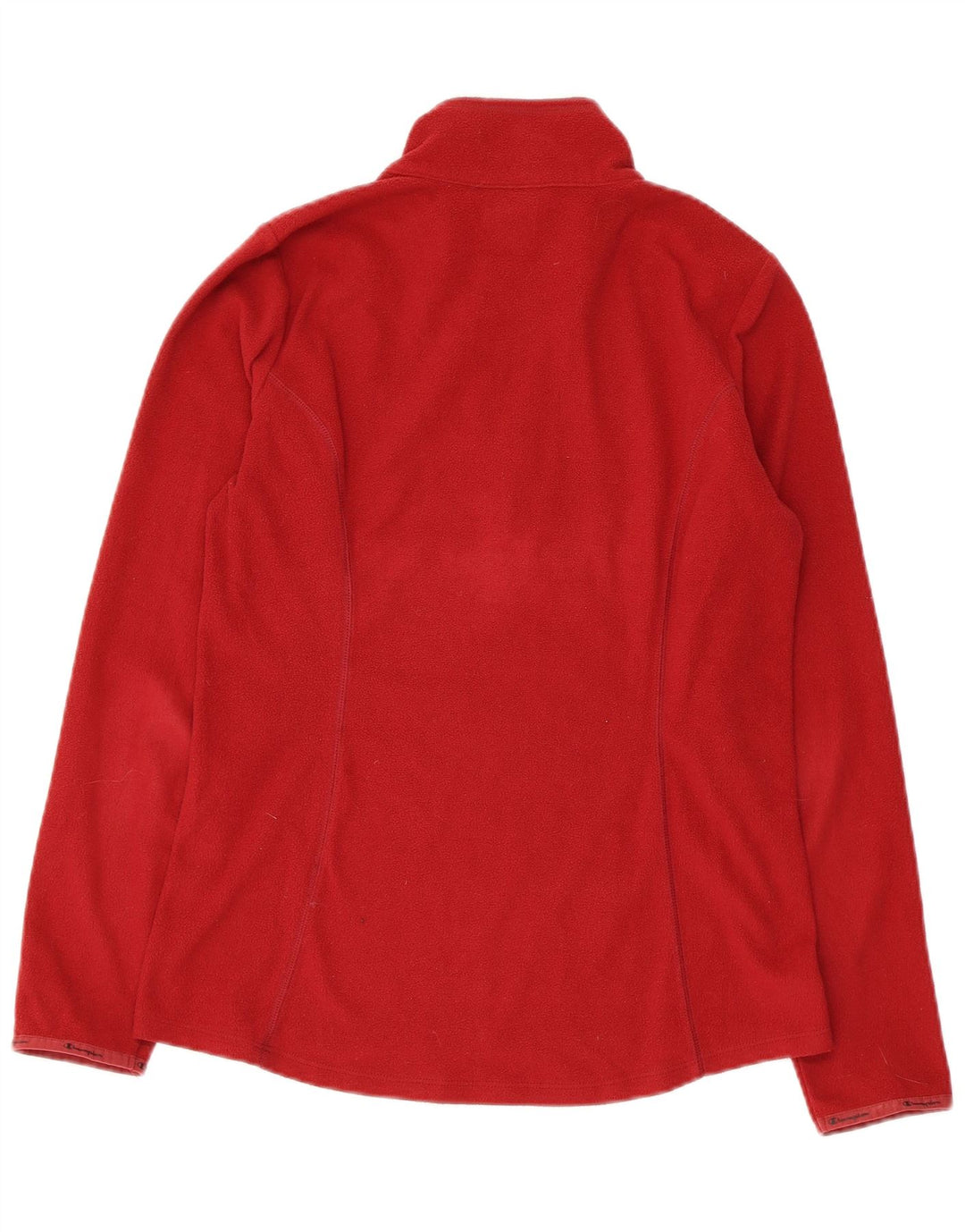 Maglione in pile da donna Champion con zip e collo UK 10 piccolo rosso