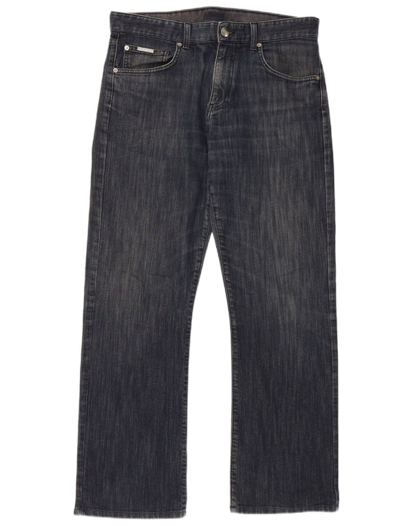 Armani Collezioni Jeans dritti da uomo W34 L30 cotone blu navy