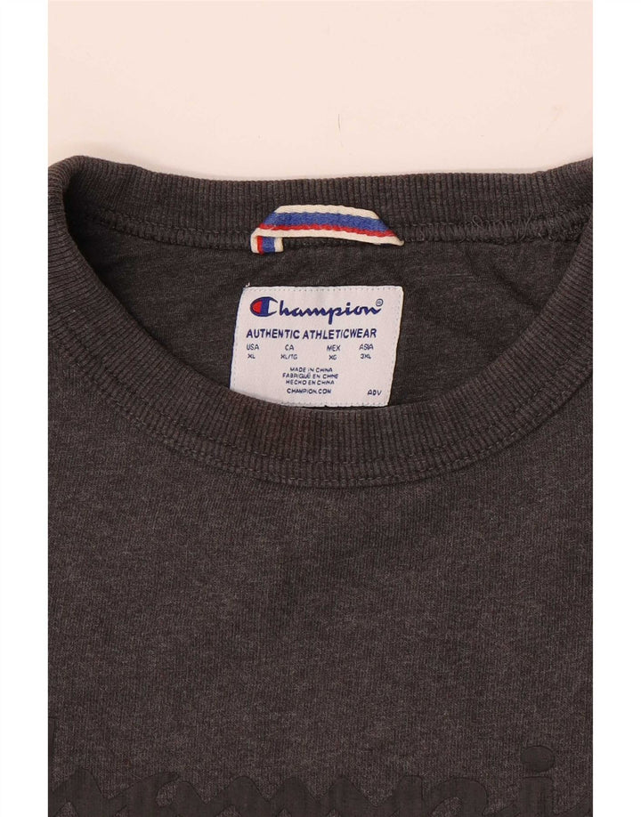 Felpa grafica da uomo Champion Jumper XL Grigia